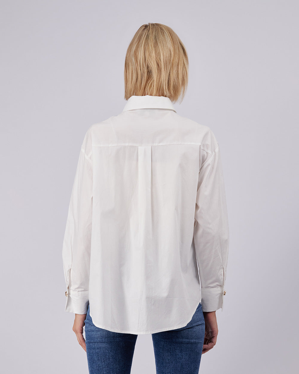 Bianca Gold White Shirt