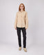 Beige Blouse Neru Collar