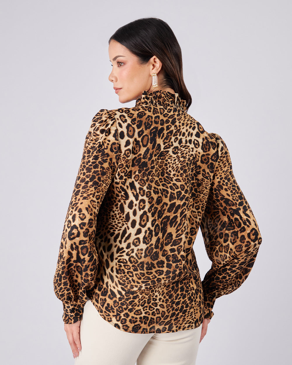 Animal Print Blouse