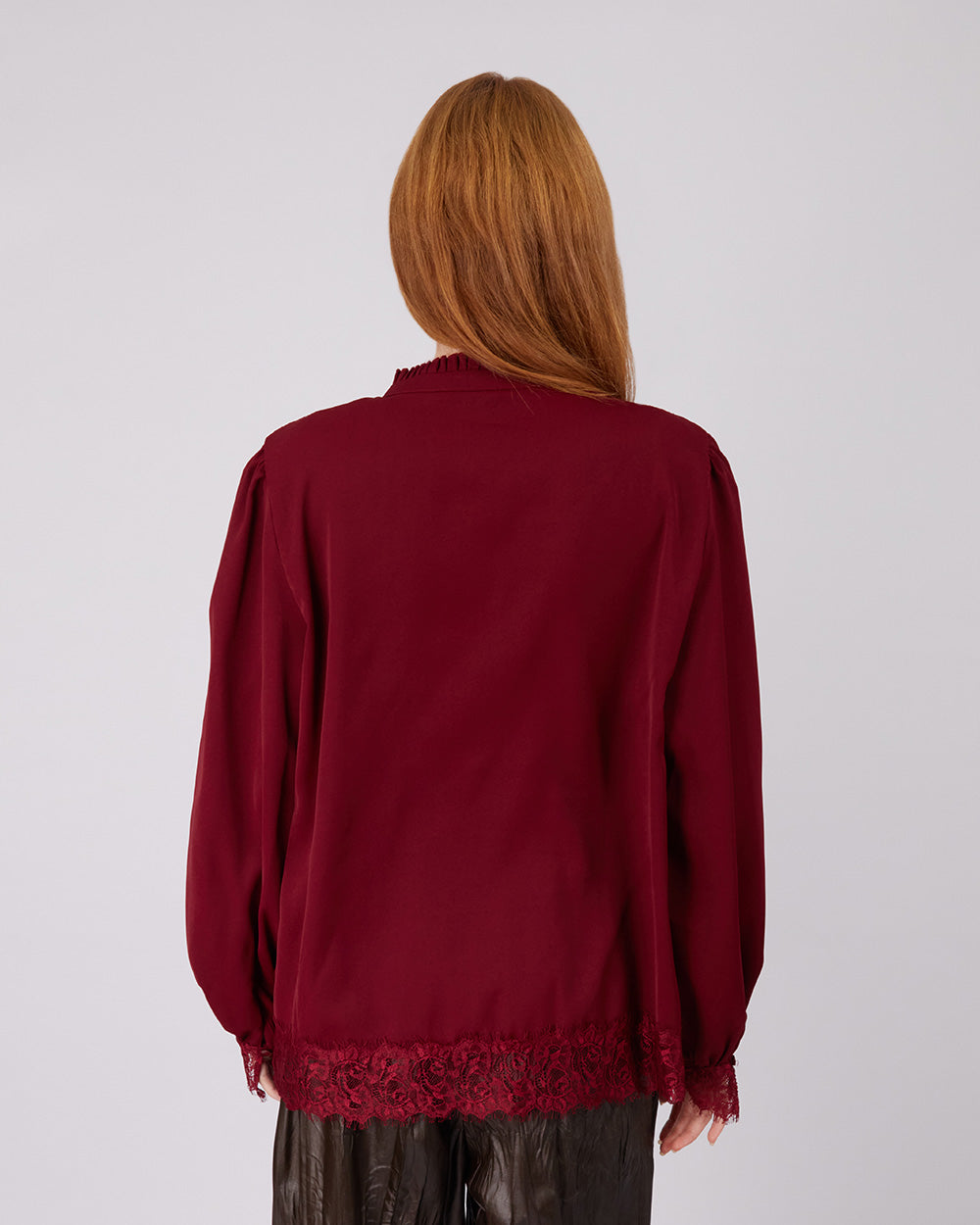 White Blouse Round Neck