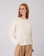 Cream Sweater Wavy Edges