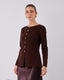 Chocolate Knitted Sweater