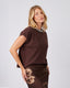 Brown Sweater Central Drape