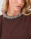 Brown Sweater Central Drape