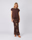 Brown Sweater Central Drape