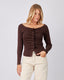 Brown Sweater Central Drape