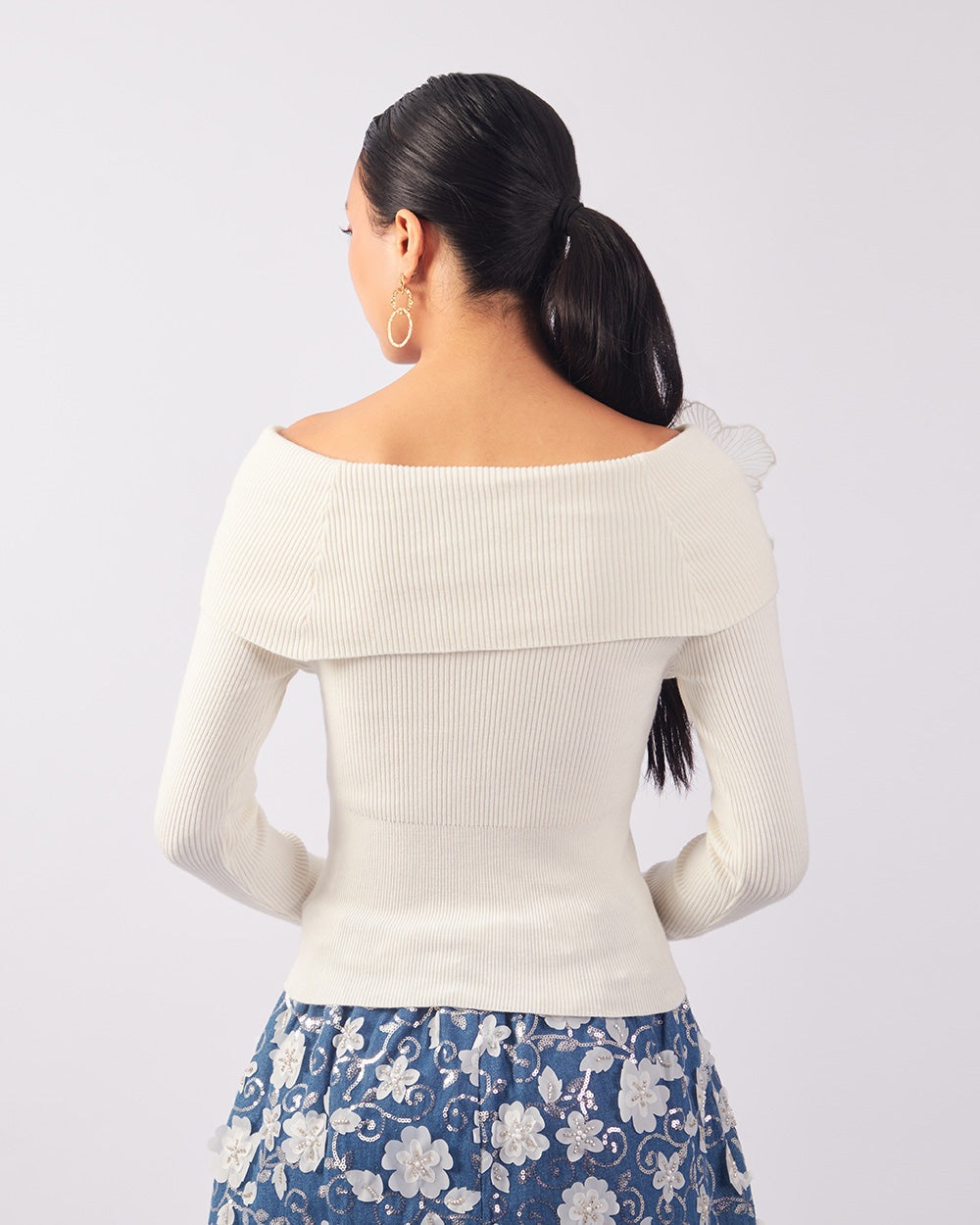 Ivory Dahlia Sweater