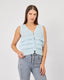 Light Blue Vest Ruffles