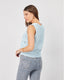 Light Blue Vest Ruffles