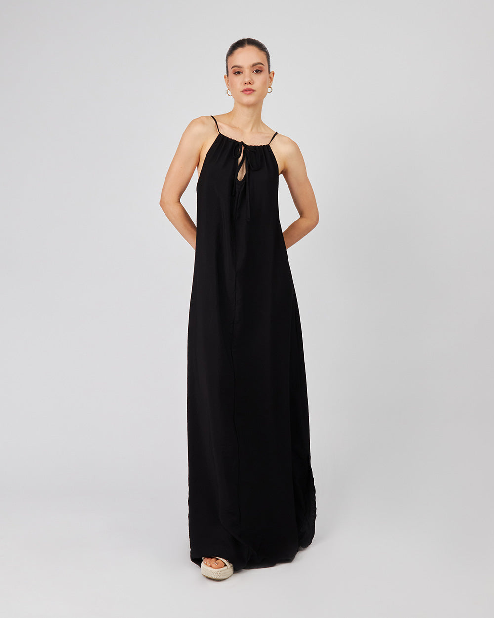 Black Dress Tie Straps