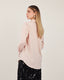 Pink Long-Sleeve Blouse