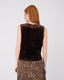 Chocolate Velvet Vest