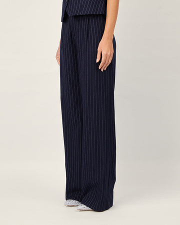 Striped palazzo pants