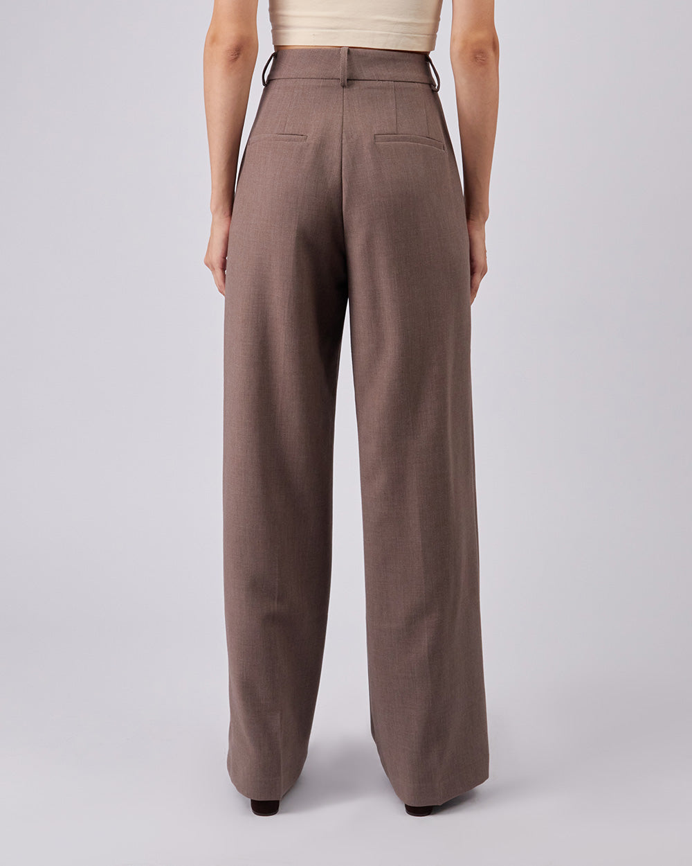 Grey Straight Leg Pant