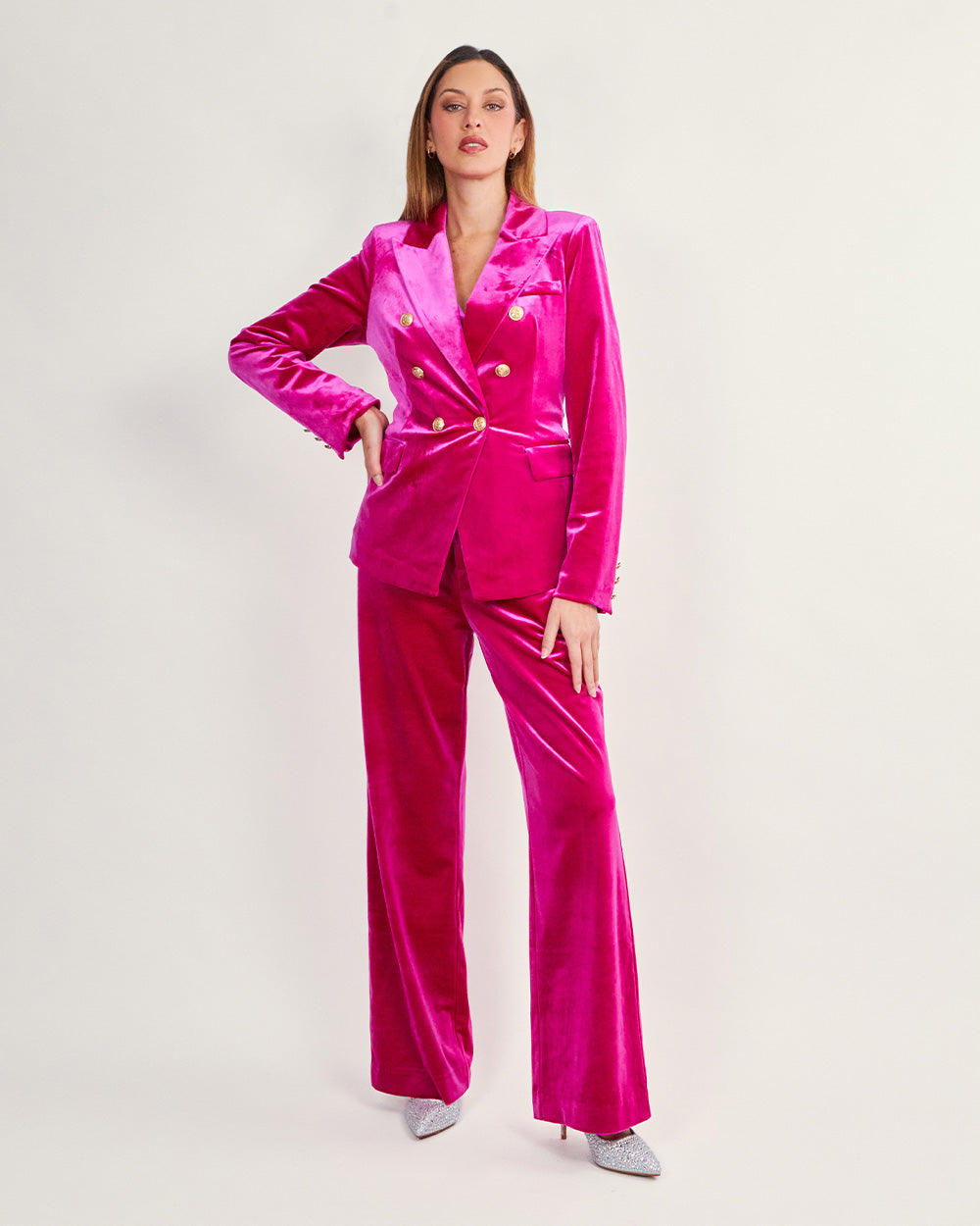 Barney velvet blazer