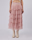 Pink Organza Skirt Ruffles