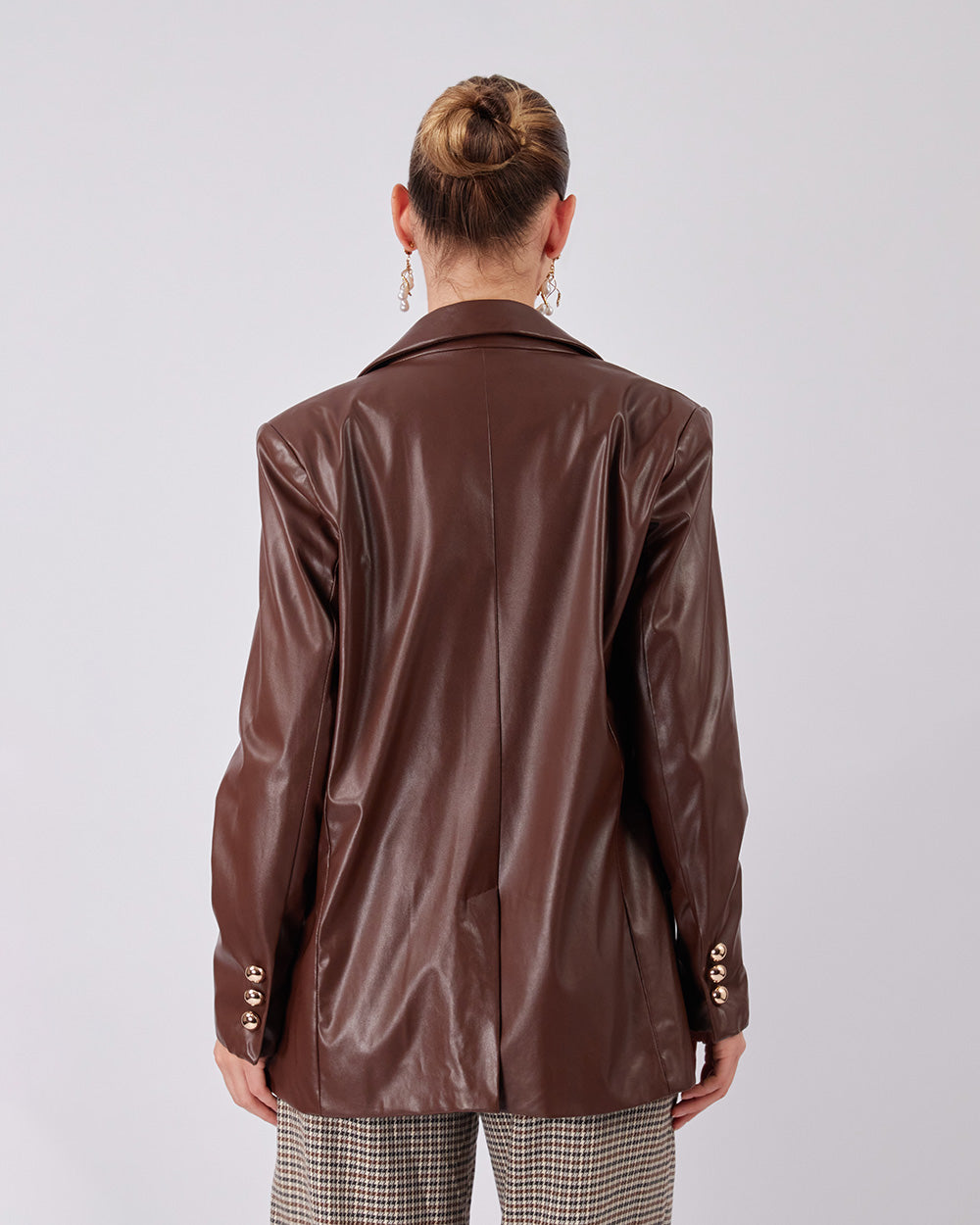 Brown Vegan Leather Bag