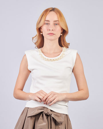 White Pearl Top