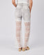 Grey Denim Trousers Lace