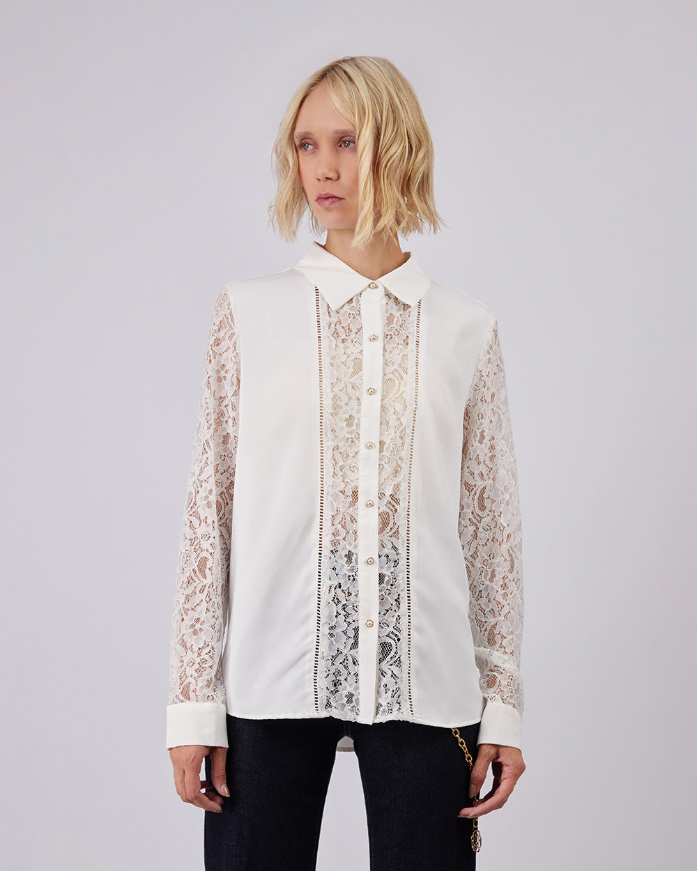 White Lace Blouse