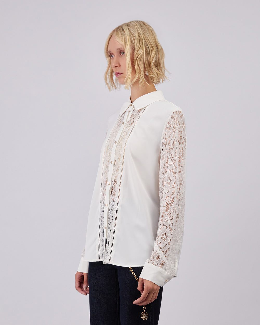 White Lace Blouse