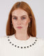 White Crochet Knit Sweater