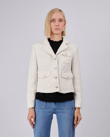 Cream Tweed Jacket