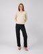 Beige Sweater Lace Sleeve