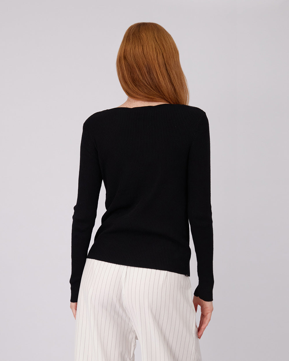 Black Sweater Lace Sleeve