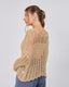 Gold 3/4 Sleeve Sweater
