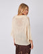 Beige Knitted Sweater 3/4 Sleeve