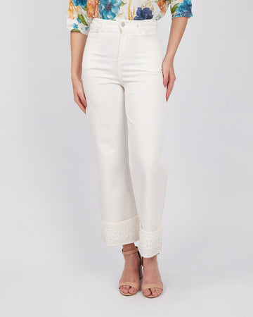 Perla Denim Pants Enough With Sparkle