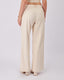 Cream Wide Leg Pants