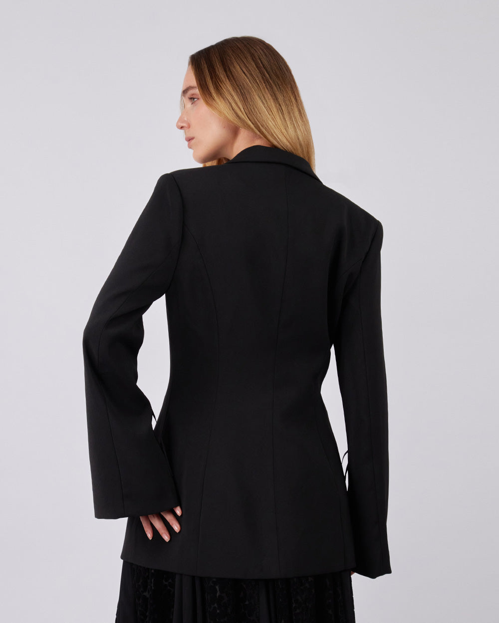Black Blazer With Sleeves
