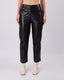 Black Vegan Leather Pants