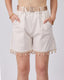 Cream Shorts Navy Sizes