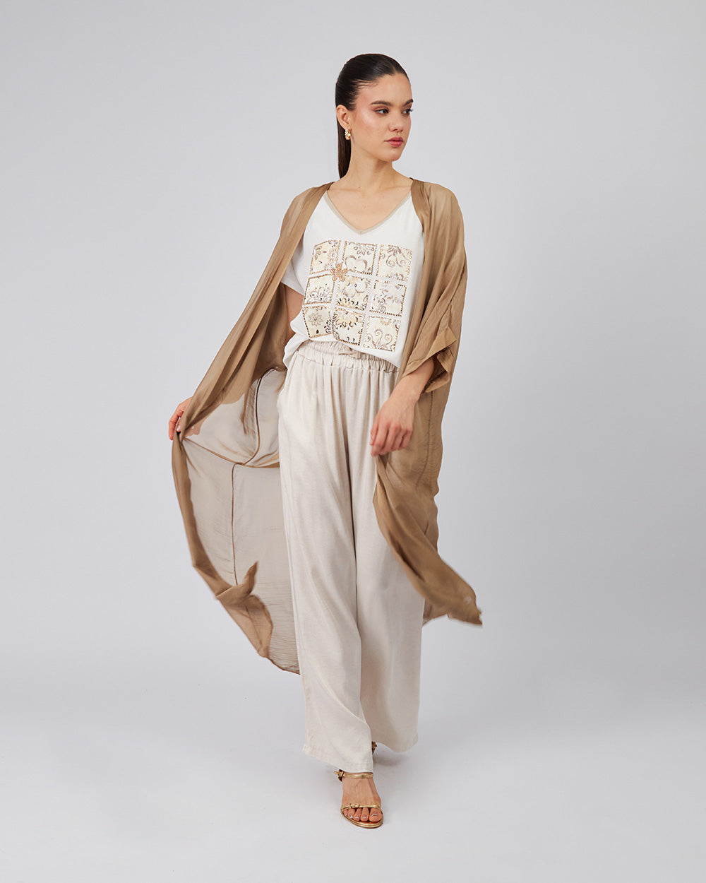 Ivory Trousers Pockets