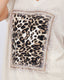 Cream Animal Print Blouse