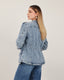 Long Washed Blue Denim Jacket