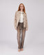 Cream Jacket Square Pockets