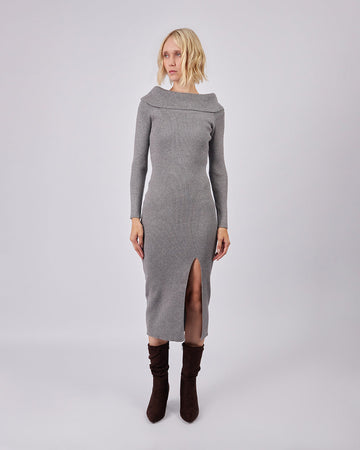 Gray Classic Dress