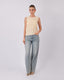 Cream Knitted Vest Floral Pattern
