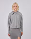 Gray Knitted Cardigan With Sparkle
