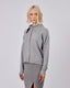 Gray Knitted Cardigan With Sparkle