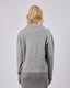 Gray Knitted Cardigan With Sparkle