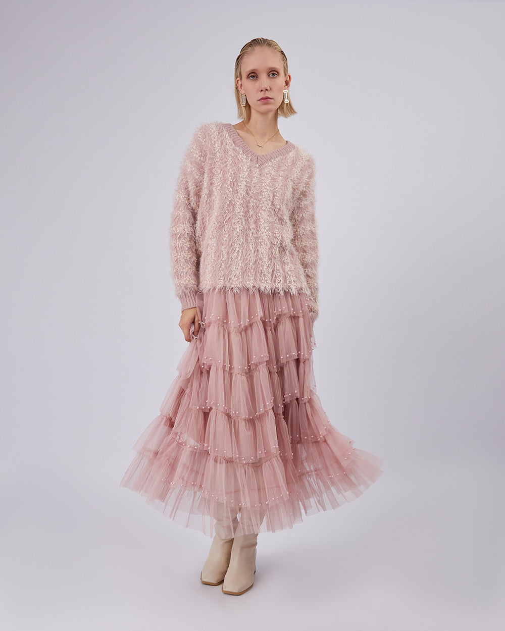 Rosewood Angora Sweater
