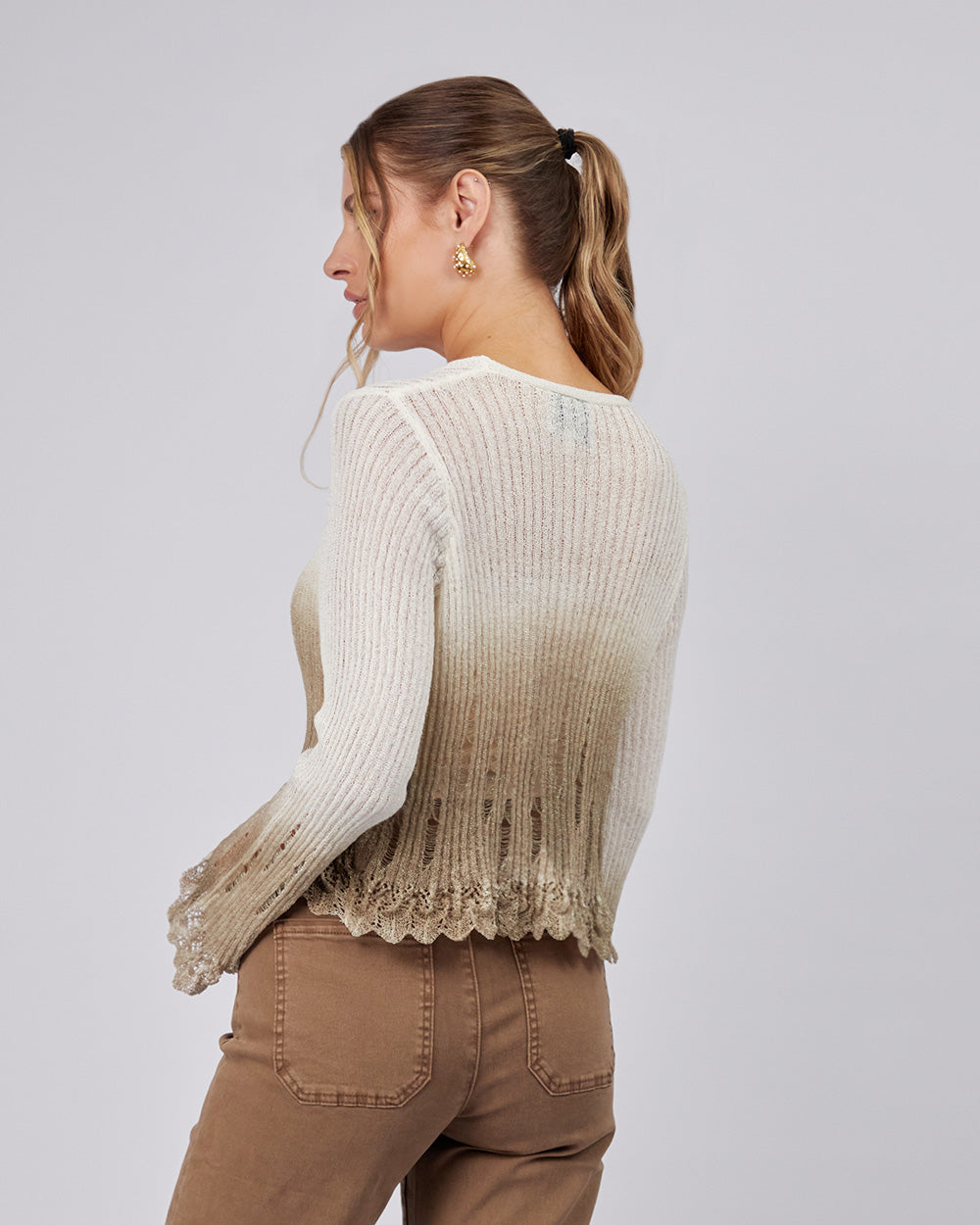Pearl Sweater Sparkle Knit