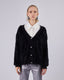 Black Cardigan With Silver Buttons