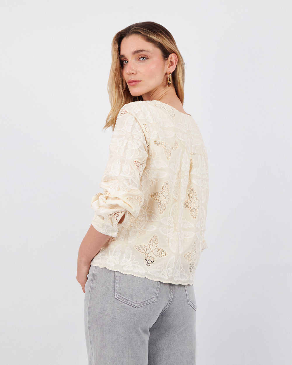 Beige Butterfly Jacket