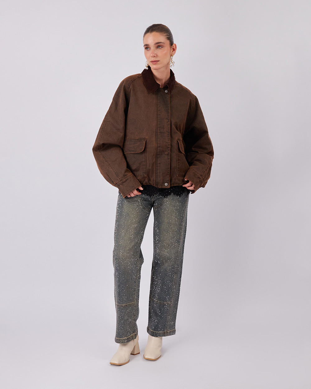 Chocolate Overside Jacket